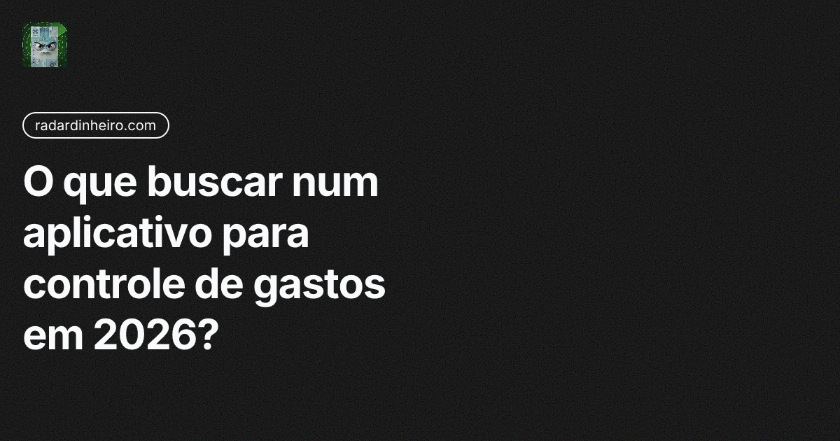 App Controle de Gastos